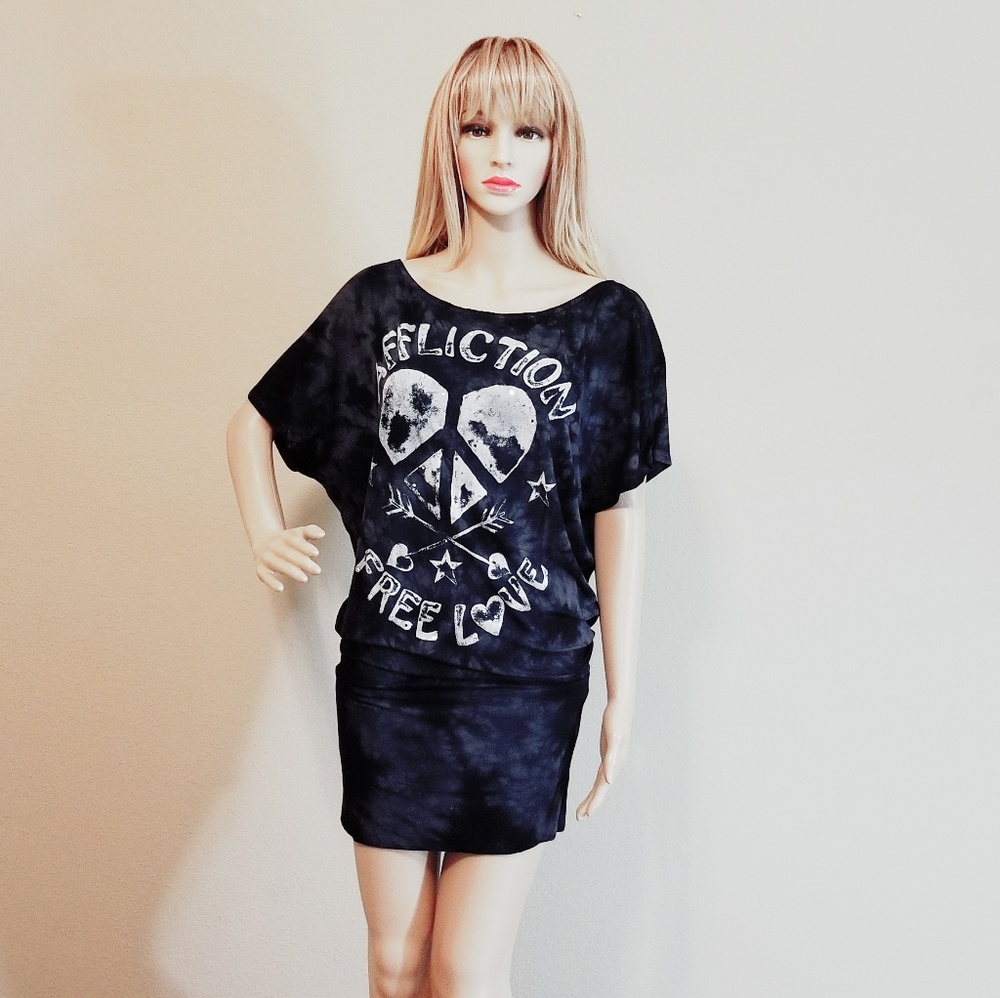 AFFLICTION "Free Love" Dress